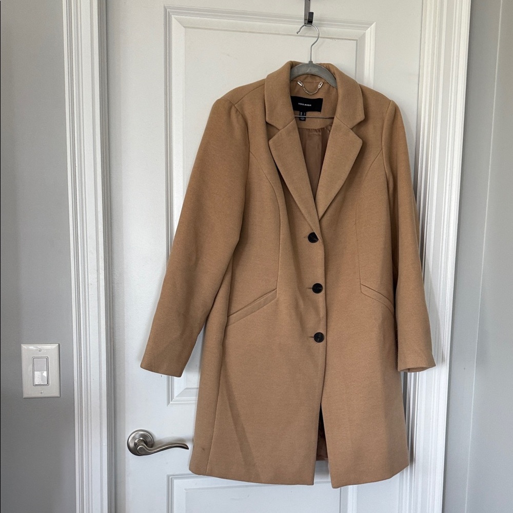 Women's Tan Coat Vero Moda